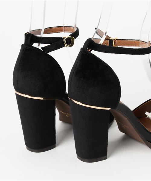 N.(N. Natural Beauty Basic)(エヌエヌナチュラルビューティーベーシック)の「【JJ 10月号掲載】ベロアサンダル(サンダル・レディース・ピンク/ブラック/グレー・MEDIUM/LARGE/SMALL)」の7枚目の写真