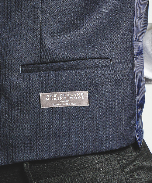 ABAHOUSE（アバハウス）の「【NEW ZEALAND WOOL】ウールドビーベスト（ベスト・メンズ・グレー/ネイビー/ブラック・2/3）」の21枚目の写真