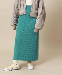 Another Edition | ケーブルニットロングスカート(スカート)