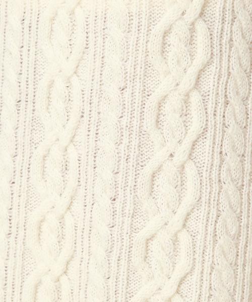 Another Edition（アナザーエディション）の「ケーブルニットロングスカート（スカート・レディース・オフホワイト/ブラウン/ケリー・FREE）」の17枚目の写真