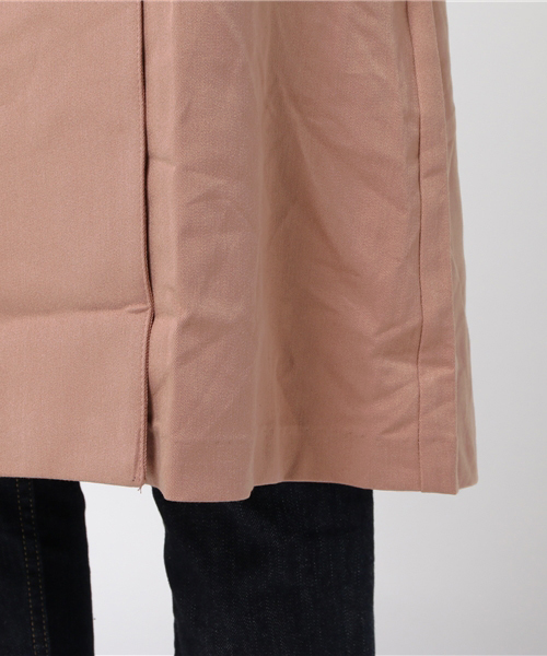 UR'S（ユアーズ）の「ライトトレンチコート（トレンチコート・レディース・ブラック/ベージュ/ネイビー/ピンクベージュ/グレー/ライトグレー/ブラウン/イエロー・S/M）」の9枚目の写真