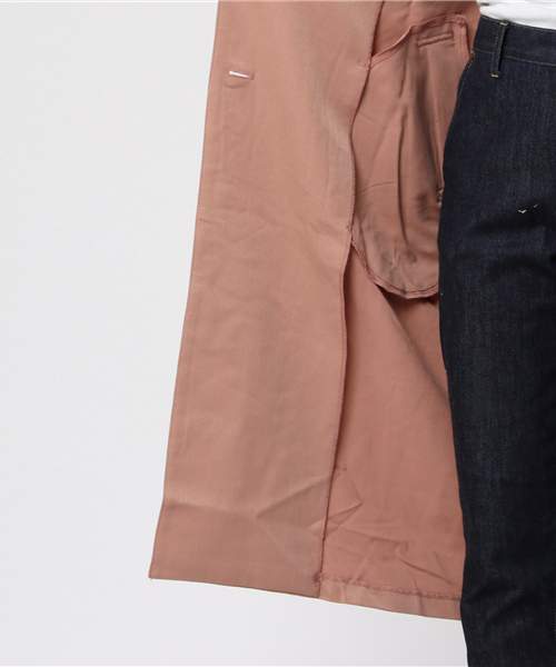 UR'S（ユアーズ）の「ライトトレンチコート（トレンチコート・レディース・ブラック/ベージュ/ネイビー/ピンクベージュ/グレー/ライトグレー/ブラウン/イエロー・S/M）」の13枚目の写真