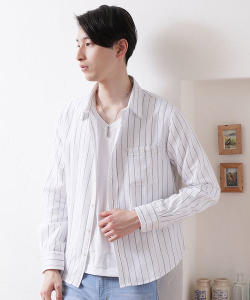 TopIsm(トップイズム)の「ワッフル織り綿麻リネンシャツ(シャツ/ブラウス・メンズ・A/B/C/D/E/F/G/H/I/J/K/L/M/N・L/LL/M)」の14枚目の写真