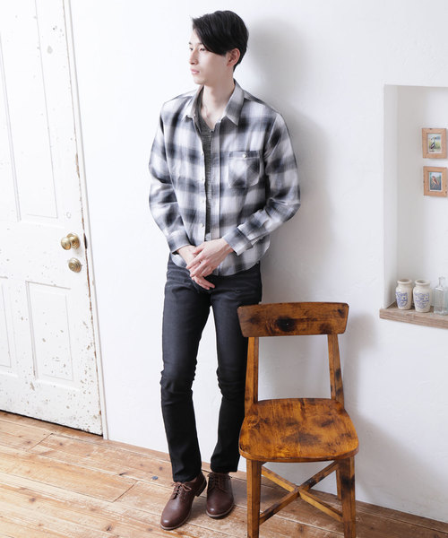 TopIsm(トップイズム)の「ワッフル織り綿麻リネンシャツ(シャツ/ブラウス・メンズ・A/B/C/D/E/F/G/H/I/J/K/L/M/N・L/LL/M)」の15枚目の写真