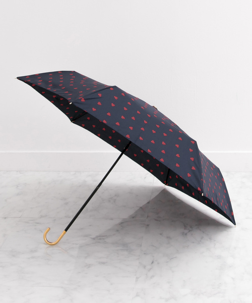 ameme（アメメ）の「ameme　ブルージュ折り畳み傘（折りたたみ傘・レディース・ブラック/ネイビー/レッド/オフホワイト/その他1/ブルー系その他・FREE）」の6枚目の写真