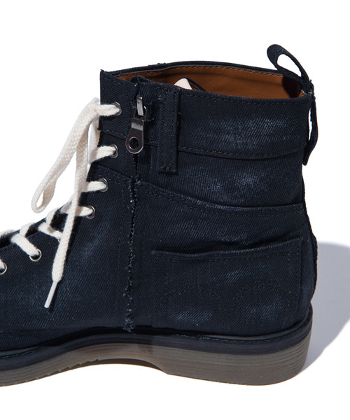 glamb（グラム）の「Slinky denim boots / スリンキーデニムブーツ（ブーツ・メンズ・ブラック/インディゴブルー・1/2/3/4/L/M/S）」の22枚目の写真