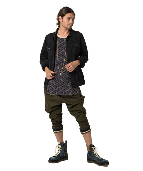 正規代理店 Slinky denim boots / スリンキーデニムブーツ（ブーツ）｜glamb 靴