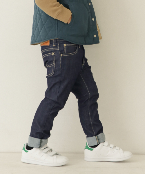 Lee(リー)の「Lee×DOORS-natural- テーパードパンツ(KIDS)(その他パンツ・キッズ・ブラック/オリーブ/インディゴブルー・100/110/120/130/140)」の3枚目の写真