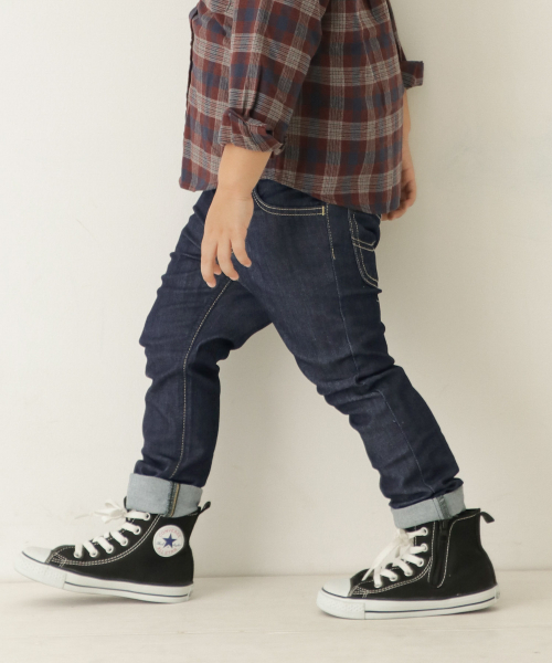 Lee(リー)の「Lee×DOORS-natural- テーパードパンツ(KIDS)(その他パンツ・キッズ・ブラック/オリーブ/インディゴブルー・100/110/120/130/140)」の16枚目の写真