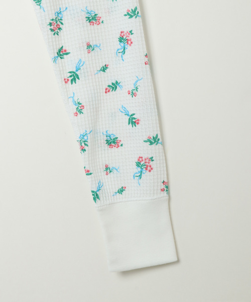 JEMORGAN(ジェーイーモーガン)の「【JE MORGAN】ジェーイーモーガン サーマルブーケ柄長袖クルーT(Tシャツ/カットソー・レディース・ホワイト/グレー・M)」の8枚目の写真