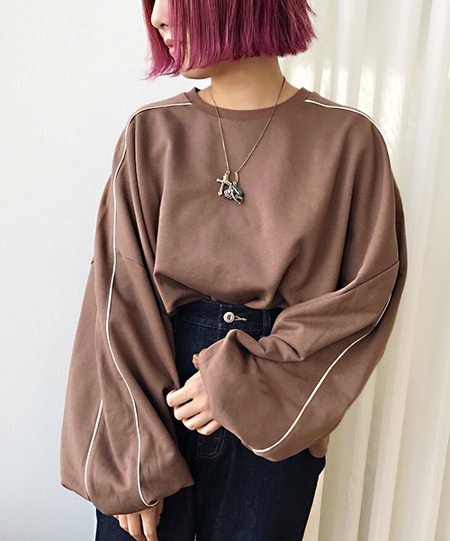 セール】パイピングオーバースウェット【ZOZOTOWN限定アイテム