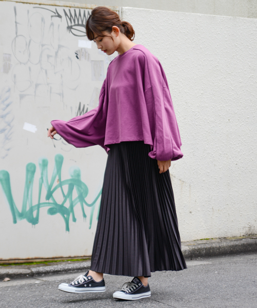apres jour（アプレジュール）の「パイピングオーバースウェット【ZOZOTOWN限定アイテム】（スウェット・レディース・ベージュ/パープル/ライトブラウン・フリー）」の9枚目の写真
