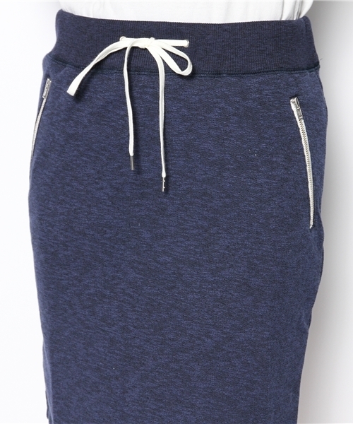 DouDou（ドゥドゥ）の「スラブインレースウェットスカート（スカート・レディース・グレー/ネイビー・FREE）」の7枚目の写真