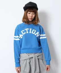 WEGO | WEGO/ショート丈ロゴプリントスウェット(スウェット)