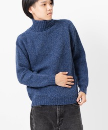 専用　未使用　COS 青 タートルネック OCN ユニセックスリブタートルトップ - 【シサム工房 公式