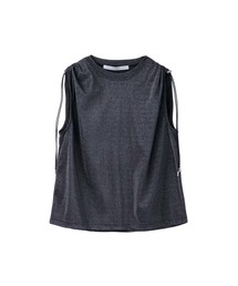 GATHERED SLEEVELESS TOP