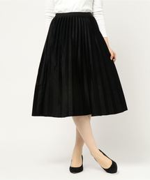 シャギーフェイクウールプリーツスカート＊レディース/ボトムス/膝下丈[M2368]神戸レタス