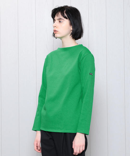 SAINT JAMES(セントジェームス)の「<SAINT JAMES>OUESSANT SOLID PULLOVER 19SS/カットソー(Tシャツ/カットソー・レディース・ライム/ホワイト/オレンジ/ネイビー・1/3)」の14枚目の写真