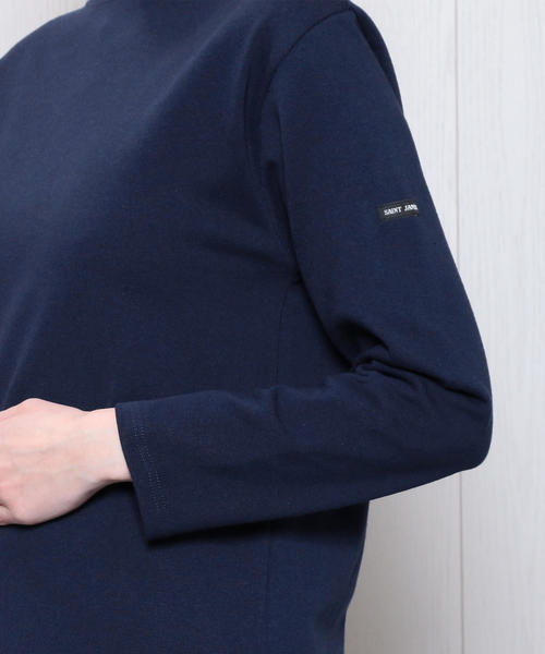 SAINT JAMES(セントジェームス)の「<SAINT JAMES>OUESSANT SOLID PULLOVER 19SS/カットソー(Tシャツ/カットソー・レディース・ライム/ホワイト/オレンジ/ネイビー・1/3)」の9枚目の写真