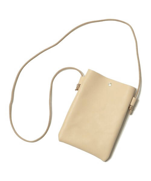 B:MING by BEAMS(ビーミングバイビームス)の「B:MING by BEAMS / レザー サコッシュ ポーチ(ボディバッグ/ウエストポーチ・メンズ・ブラック/ブラウン系その他3/グリーン系その他/ライトグレー/ベージュ/オレンジ/ブラウン・ONE SIZE)」の5枚目の写真