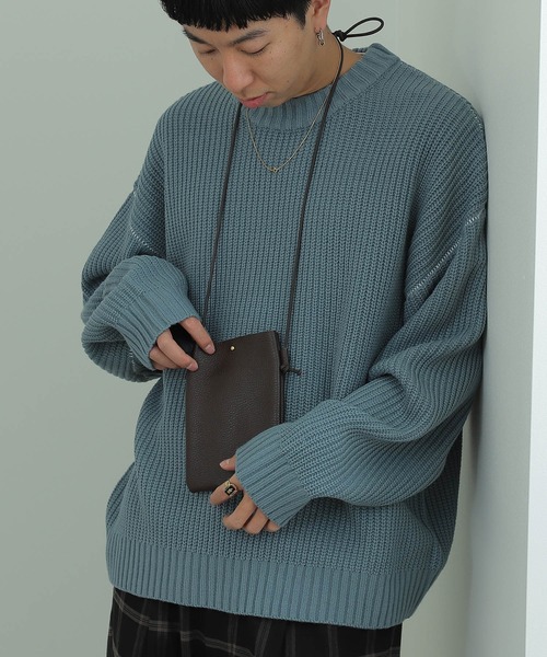 B:MING by BEAMS(ビーミングバイビームス)の「B:MING by BEAMS / レザー サコッシュ ポーチ(ボディバッグ/ウエストポーチ・メンズ・ブラック/ブラウン系その他3/グリーン系その他/ライトグレー/ベージュ/オレンジ/ブラウン・ONE SIZE)」の18枚目の写真