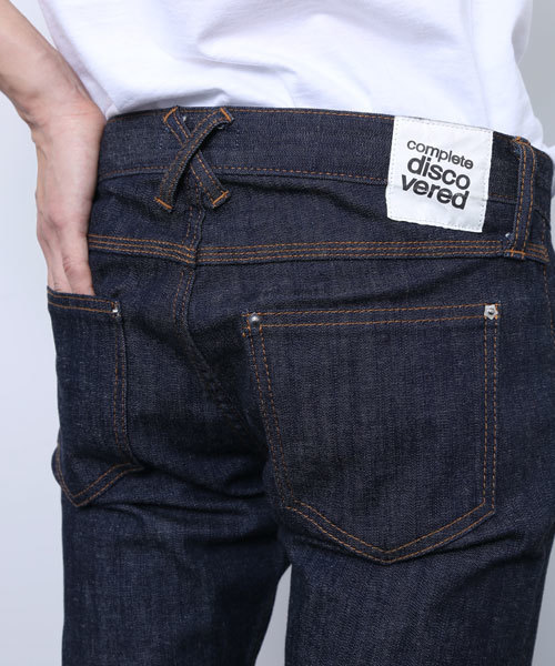 DISCOVERED（ディスカバード）の「【DISCOVERED】COMPLETE LINE SKINING PANTS（デニムパンツ・メンズ・ホワイト/ブラック/グレー/インディゴブルー・1/2/3/4）」の6枚目の写真