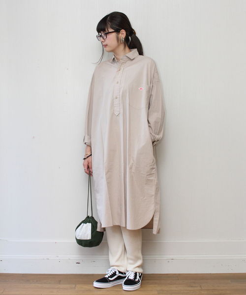 Danton ダントン の Danton ダントン プルオーバーシャツワンピース Jd 3679 シャツワンピース Wear