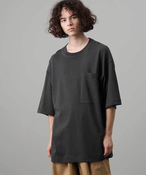 JUNRED（ジュンレッド）の「モンスターBIG TEE（Tシャツ/カットソー・メンズ・ホワイト/ブラック系その他/ベージュ/グリーン・FREE）」の2枚目の写真