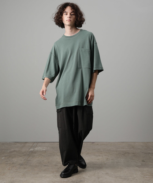 JUNRED（ジュンレッド）の「モンスターBIG TEE（Tシャツ/カットソー・メンズ・ホワイト/ブラック系その他/ベージュ/グリーン・FREE）」の18枚目の写真