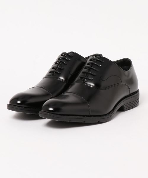 Scarpe d`argento(スカルぺダルジェント)の「【Scarpe d`argento】 ストレートチップビジネス(ドレスシューズ・メンズ・ブラック・25.0cm/25.5cm/26.0cm/26.5cm/27.0cm/24.5cm/27.5cm/28.0cm)」の1枚目の写真