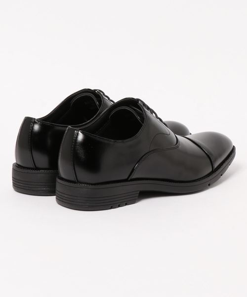 Scarpe d`argento(スカルぺダルジェント)の「【Scarpe d`argento】 ストレートチップビジネス(ドレスシューズ・メンズ・ブラック・25.0cm/25.5cm/26.0cm/26.5cm/27.0cm/24.5cm/27.5cm/28.0cm)」の2枚目の写真