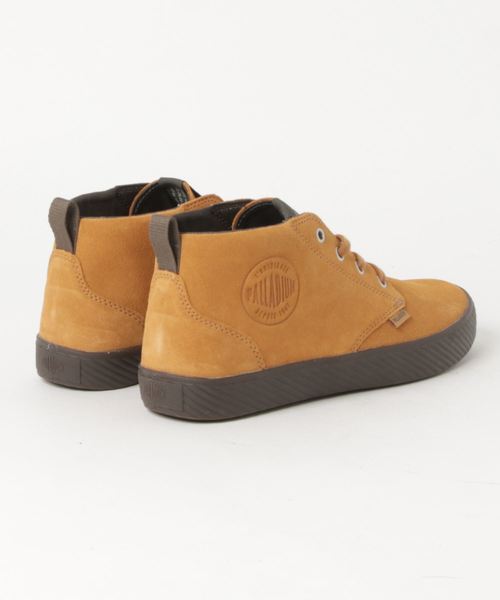 PALLADIUM(パラディウム)の「PALLADIUM/パラディウム PALLAPHOENIX CHUKKA/パラフェニックス チャッカ(スニーカー・メンズ・ブラック/ライトブラウン・23cm/23.5cm/24cm/24.5cm/25cm/25.5cm/26cm/26.5cm/27cm/27.5cm/28cm)」の3枚目の写真