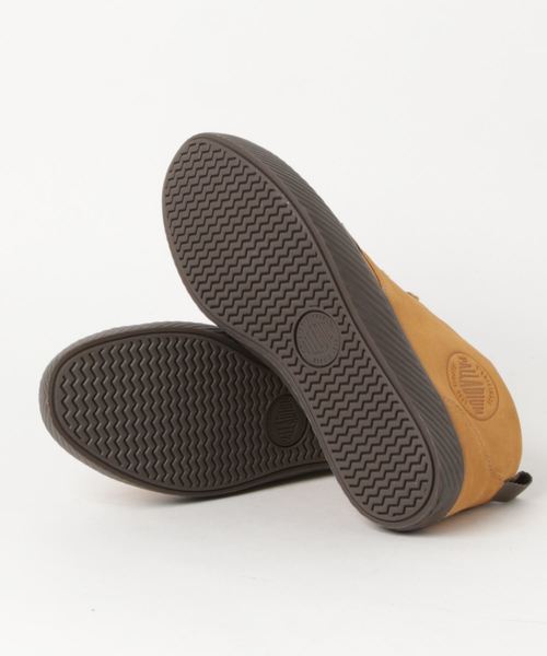PALLADIUM(パラディウム)の「PALLADIUM/パラディウム PALLAPHOENIX CHUKKA/パラフェニックス チャッカ(スニーカー・メンズ・ブラック/ライトブラウン・23cm/23.5cm/24cm/24.5cm/25cm/25.5cm/26cm/26.5cm/27cm/27.5cm/28cm)」の4枚目の写真