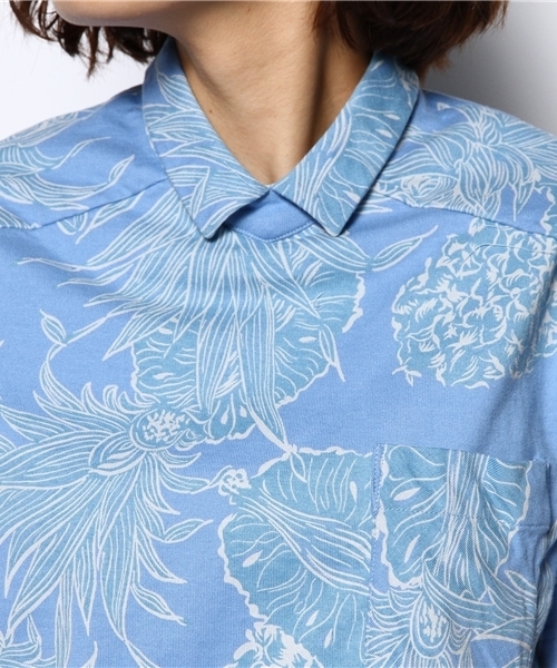 Kastane（カスタネ）の「【SUN SURF×Kastane】パイナップル柄シャツ（シャツ/ブラウス・レディース・ブルー/オフホワイト・FREE）」の8枚目の写真