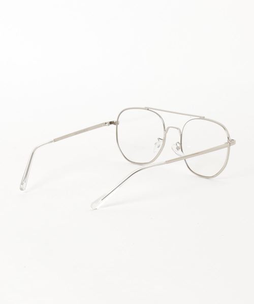 DING(ディング)の「DING/ストラップ付きメガネ(メガネ・レディース・シルバー・FREE)」の4枚目の写真