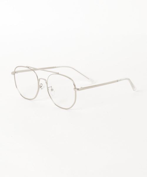 DING(ディング)の「DING/ストラップ付きメガネ(メガネ・レディース・シルバー・FREE)」の5枚目の写真