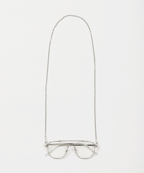 DING(ディング)の「DING/ストラップ付きメガネ(メガネ・レディース・シルバー・FREE)」の8枚目の写真