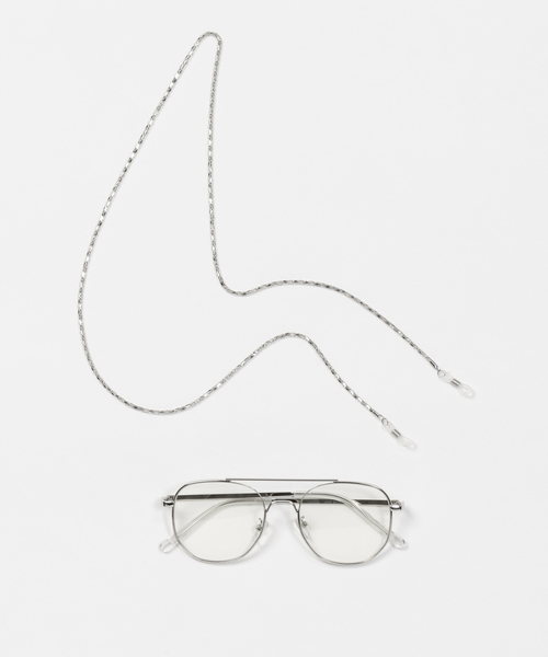 DING(ディング)の「DING/ストラップ付きメガネ(メガネ・レディース・シルバー・FREE)」の9枚目の写真