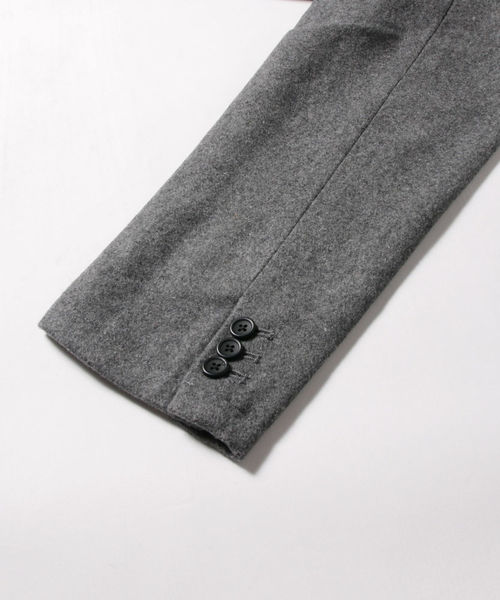 ASTRONOMY（アストロノミー）の「メルトンウールドロップショルダービッグステンカラーコート（ステンカラーコート・メンズ・ブラック/グレー/ブルー系その他/キャメル/ベージュ系その他/ネイビー/ブラウン/モカ/グレー系その他/チャコール・M/L/XL）」の16枚目の写真