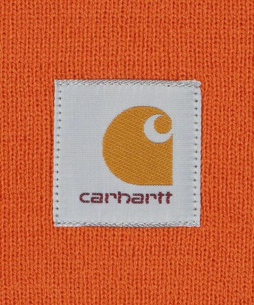Carhartt（カーハート）の「[カーハート] SC★CARHARTT ロゴ ワッチキャップ ニット帽（ニットキャップ/ビーニー・メンズ・ブラウン/オレンジ/ブラック/オリーブ/ダークグレー・FREE）」の9枚目の写真