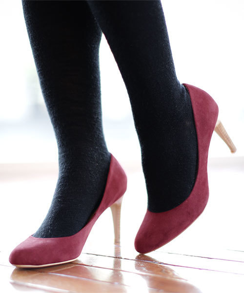 NANO universe（ナノユニバース）の「Fスエードコンフォートパンプス（パンプス・レディース・ブラック/グレイッシュベージュ/バーガンディー/ブルー/ダークネイビー/ダークグリーン・35/37/36/38）」の18枚目の写真