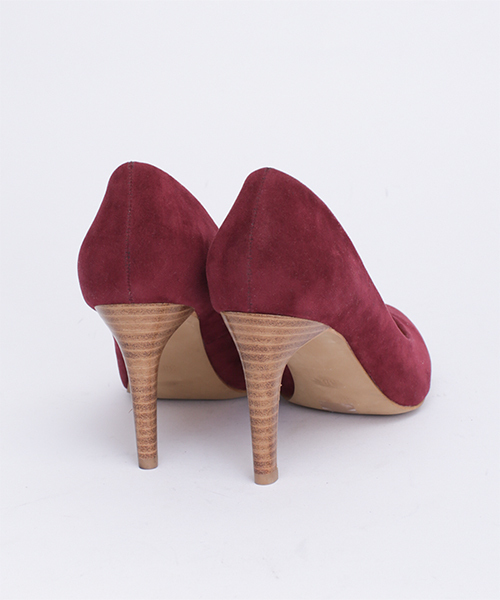 NANO universe（ナノユニバース）の「Fスエードコンフォートパンプス（パンプス・レディース・ブラック/グレイッシュベージュ/バーガンディー/ブルー/ダークネイビー/ダークグリーン・35/37/36/38）」の14枚目の写真