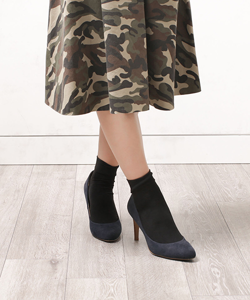 NANO universe（ナノユニバース）の「Fスエードコンフォートパンプス（パンプス・レディース・ブラック/グレイッシュベージュ/バーガンディー/ブルー/ダークネイビー/ダークグリーン・35/37/36/38）」の10枚目の写真