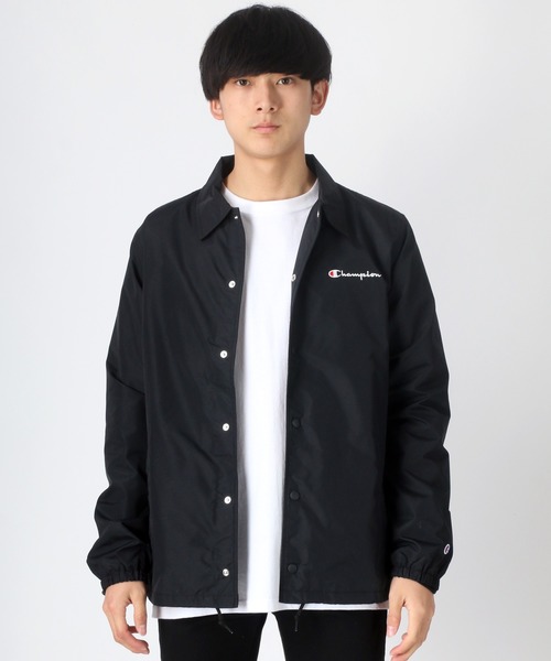 Champion(チャンピオン)の「Champion/チャンピオン COACH JACKET/コーチジャケット(ナイロンジャケット・メンズ・ブラック/ネイビー/ダークグリーン・M/L/XL)」の11枚目の写真