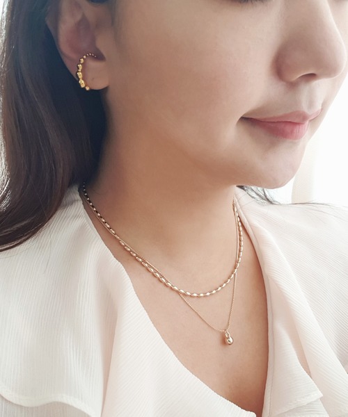 minia（ミニア）の「デザインネックレス ＜ 選べるデザイン / 2連ショート・ロング ＞ [ minia ]（ネックレス・レディース・A/B/C/D/E/F/G/H/R/P/K/I/O/M/L/Q/J/N・FREE）」の15枚目の写真