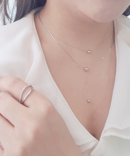 minia（ミニア）の「デザインネックレス ＜ 選べるデザイン / 2連ショート・ロング ＞ [ minia ]（ネックレス・レディース・A/B/C/D/E/F/G/H/R/P/K/I/O/M/L/Q/J/N・FREE）」の18枚目の写真