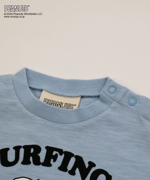 SNOOPY(スヌーピー)の「SNOOPY/スヌーピー サーフ半袖Tシャツ(Tシャツ/カットソー・キッズ・ホワイト/チャコールグレー/サックスブルー・130cm/100cm/90㎝/110cm/120cm/90cm/140cm)」の6枚目の写真