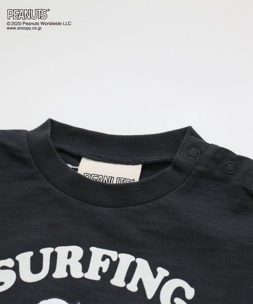 SNOOPY(スヌーピー)の「SNOOPY/スヌーピー サーフ半袖Tシャツ(Tシャツ/カットソー・キッズ・ホワイト/チャコールグレー/サックスブルー・130cm/100cm/90㎝/110cm/120cm/90cm/140cm)」の9枚目の写真