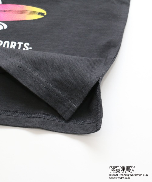 SNOOPY(スヌーピー)の「SNOOPY/スヌーピー サーフ半袖Tシャツ(Tシャツ/カットソー・キッズ・ホワイト/チャコールグレー/サックスブルー・130cm/100cm/90㎝/110cm/120cm/90cm/140cm)」の13枚目の写真