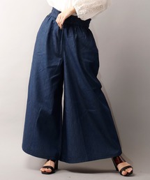 【artipur】5.5オンスデニムワイドパンツ womens